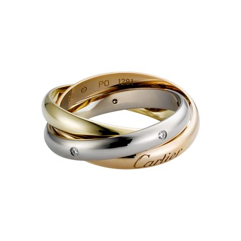 cartier baguette ring|Cartier trinity rings.